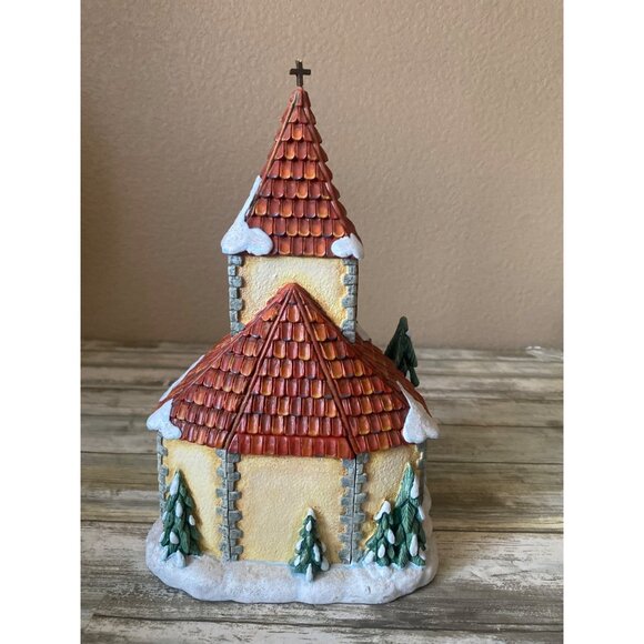 Hummel Goebel Caroling Chapel 2008 Lighted Musical Church - No Box - Picture 2 of 15